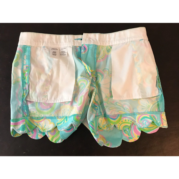 Lilly Pulitzer Shorely Blue Double Trouble Buttercup Shorts - Picture 5 of 12